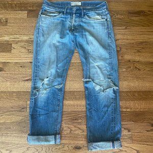 Simon Miller Distressed Straight Leg Jeans